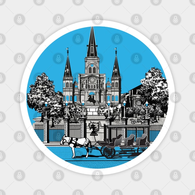 New Orleans, Louisiana Magnet by Dual Rogue